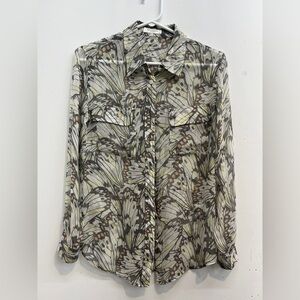 Equipment Sheer Blouse